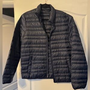 Navy Down Puffer Jacket